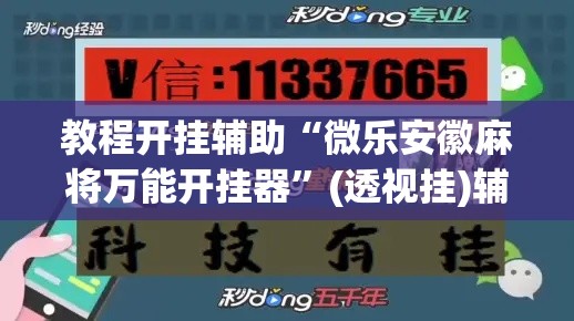 教程开挂辅助“微乐安徽麻将万能开挂器	”(透视挂)辅助透视教程
