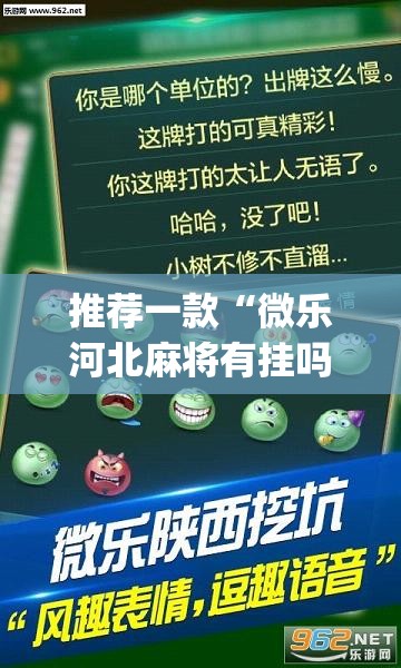 推荐一款“微乐河北麻将有挂吗”(透视挂)辅助透视教程