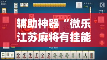 辅助神器“微乐江苏麻将有挂能查出来吗”(透视挂)辅助透视教程