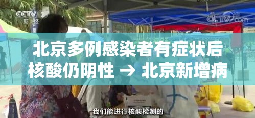北京多例感染者有症状后核酸仍阴性 → 北京新增病例多次核酸检测阴性 北京多例感染者有症状后核酸仍阴性 → 北京新增病例多次核酸检测阴性