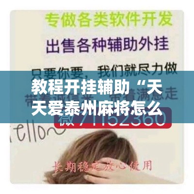 教程开挂辅助“天天爱泰州麻将怎么开挂”(透视挂)辅助透视教程