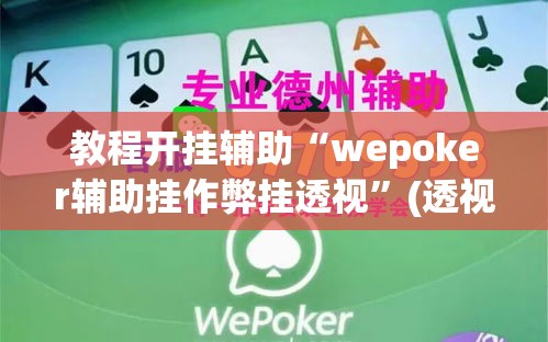 教程开挂辅助“wepoker辅助挂作弊挂透视”(透视挂)辅助透视教程