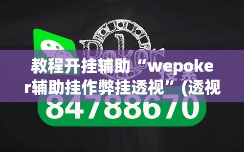 教程开挂辅助“wepoker辅助挂作弊挂透视”(透视挂)辅助透视教程