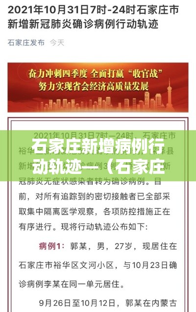 石家庄新增病例行动轨迹—（石家庄新增46例行动轨迹）
