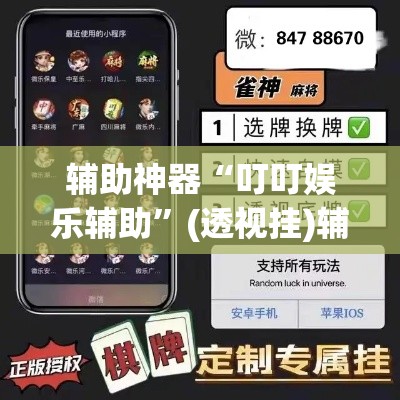 辅助神器“叮叮娱乐辅助”(透视挂)辅助透视教程