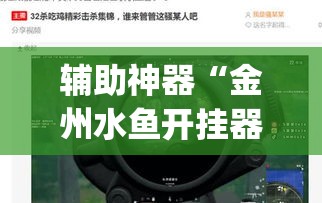 辅助神器“金州水鱼开挂器	”(透视挂)辅助透视教程