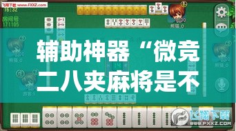 辅助神器“微竞二八夹麻将是不是有挂”(透视挂)辅助透视教程