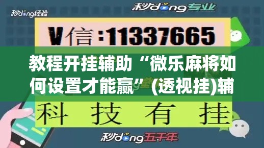 教程开挂辅助“微乐麻将如何设置才能赢	”(透视挂)辅助透视教程
