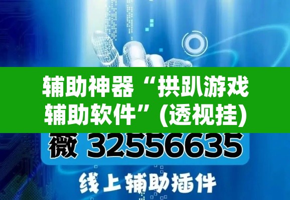 辅助神器“拱趴游戏辅助软件”(透视挂)辅助透视教程