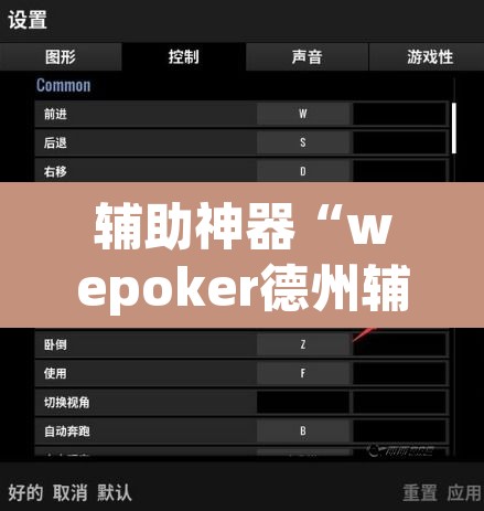 辅助神器“wepoker德州辅助透视软件”(透视挂)辅助透视教程