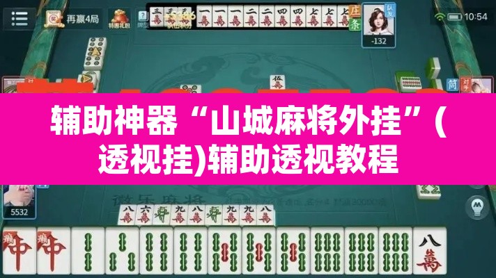 辅助神器“山城麻将外挂”(透视挂)辅助透视教程