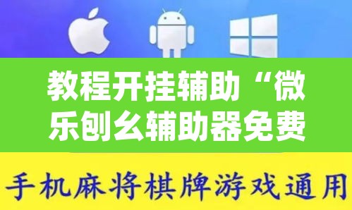教程开挂辅助“微乐刨幺辅助器免费版”(透视挂)辅助透视教程