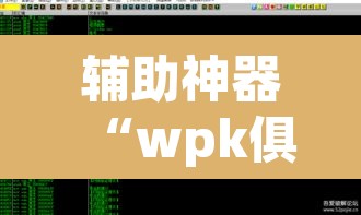 辅助神器“wpk俱乐部透视辅助挂”(透视挂)辅助透视教程