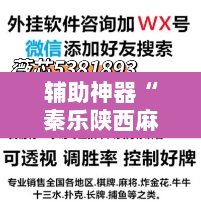 辅助神器“秦乐陕西麻将开挂神器”(透视挂)辅助透视教程