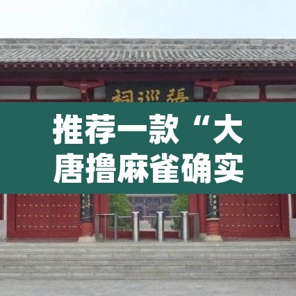 推荐一款“大唐撸麻雀确实可以开挂”(透视挂)辅助透视教程
