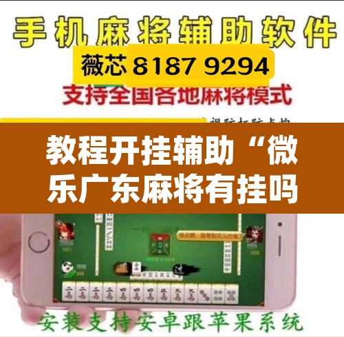 教程开挂辅助“微乐广东麻将有挂吗”(透视挂)辅助透视教程