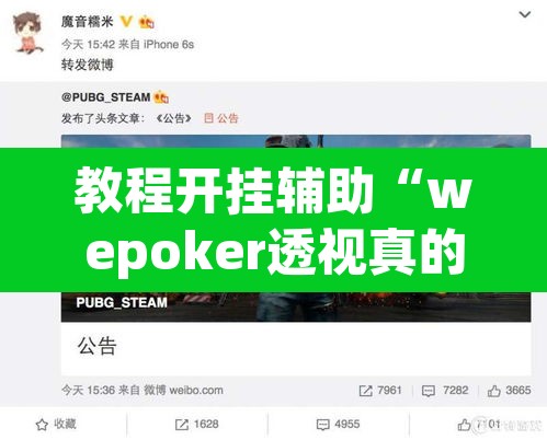 教程开挂辅助“wepoker透视真的吗	”(透视挂)辅助透视教程