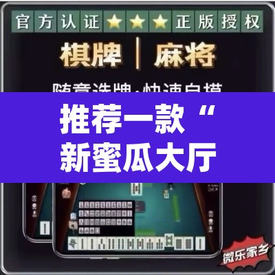 推荐一款“新蜜瓜大厅怎么开挂”(透视挂)辅助透视教程