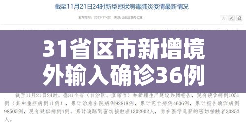 31省区市新增境外输入确诊36例›31省区市新增13例境外输入 31省区市新增境外输入确诊36例›31省区市新增13例境外输入