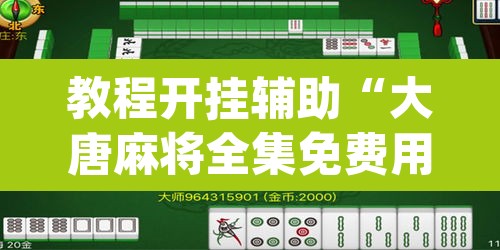 教程开挂辅助“大唐麻将全集免费用挂	”(透视挂)辅助透视教程