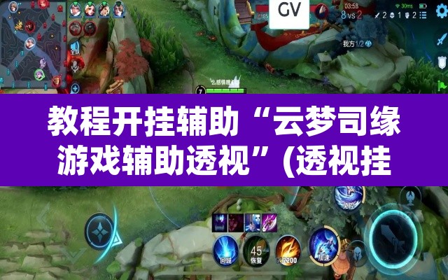 教程开挂辅助“云梦司缘游戏辅助透视”(透视挂)辅助透视教程