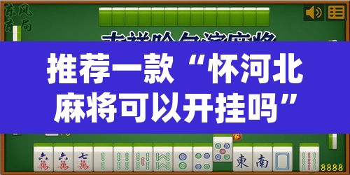 推荐一款“怀河北麻将可以开挂吗”(透视挂)辅助透视教程