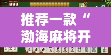 推荐一款“渤海麻将开挂神器”(透视挂)辅助透视教程