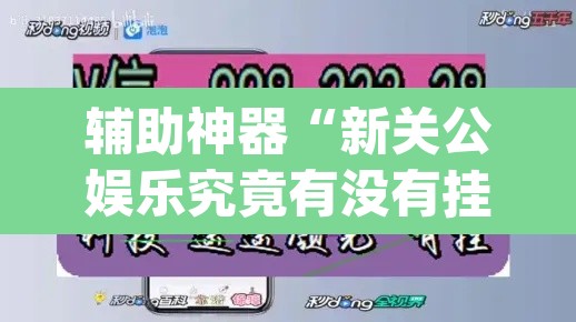 辅助神器“新关公娱乐究竟有没有挂”(透视挂)辅助透视教程