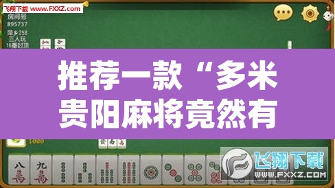 推荐一款“多米贵阳麻将竟然有挂”(透视挂)辅助透视教程