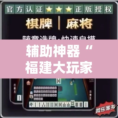 辅助神器“福建大玩家如何开挂”(透视挂)辅助透视教程
