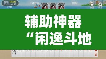 辅助神器“闲逸斗地主透视挂”(透视挂)辅助透视教程