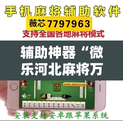 辅助神器“微乐河北麻将万能开挂器免费通用版	”(透视挂)辅助透视教程