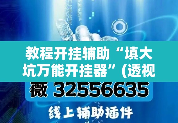 教程开挂辅助“填大坑万能开挂器”(透视挂)辅助透视教程