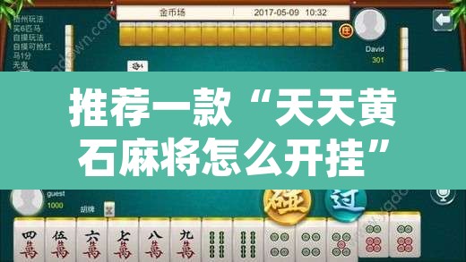 推荐一款“天天黄石麻将怎么开挂”(透视挂)辅助透视教程