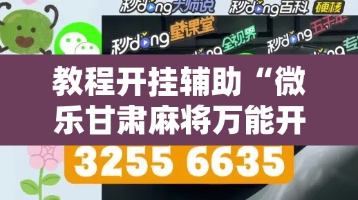 教程开挂辅助“微乐甘肃麻将万能开挂器通用版”(透视挂)辅助透视教程