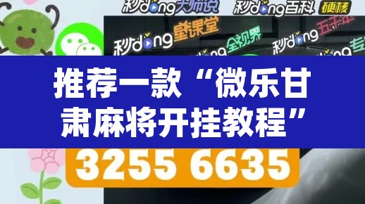 推荐一款“微乐甘肃麻将开挂教程	”(透视挂)辅助透视教程