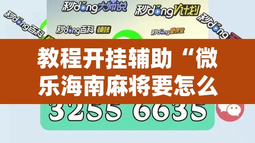 教程开挂辅助“微乐海南麻将要怎么开挂”(透视挂)辅助透视教程