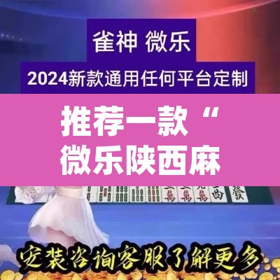 推荐一款“微乐陕西麻将开挂教程”(透视挂)辅助透视教程
