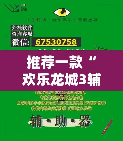 推荐一款“欢乐龙城3辅助下载	”(透视挂)辅助透视教程