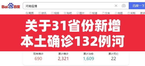 关于31省份新增本土确诊132例河南64例的信息 关于31省份新增本土确诊132例河南64例的信息