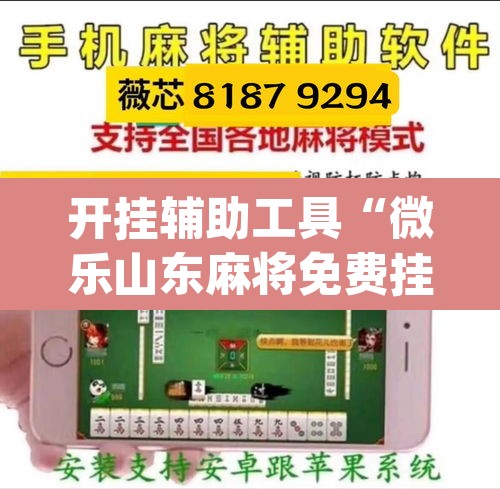 开挂辅助工具“微乐山东麻将免费挂”(透视)其实确实有挂