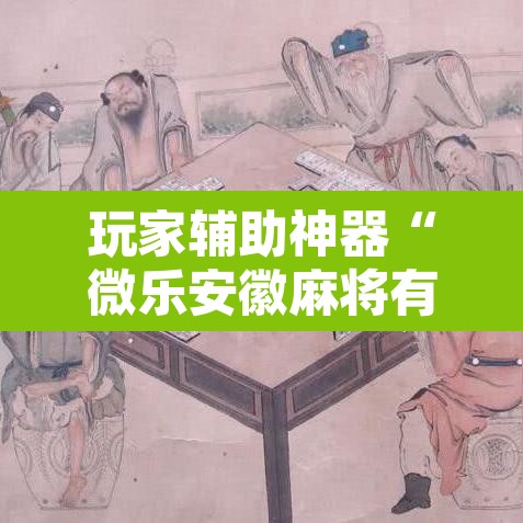 玩家辅助神器“微乐安徽麻将有挂吗”附辅助神器开挂脚本详细步骤