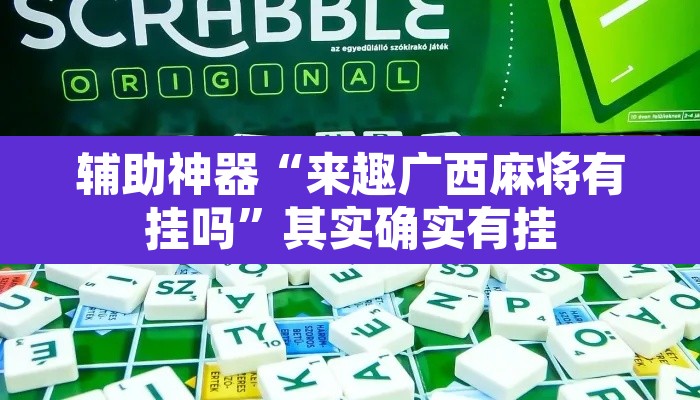 辅助神器“来趣广西麻将有挂吗”其实确实有挂