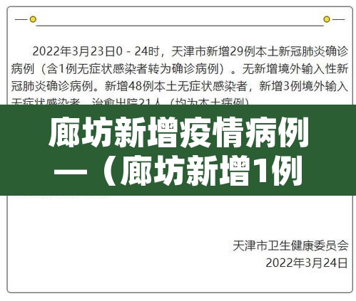 廊坊新增疫情病例—(廊坊新增1例) 廊坊新增疫情病例—(廊坊新增1例)