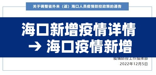 海口新增疫情详情 → 海口疫情新增行迹 海口新增疫情详情 → 海口疫情新增行迹