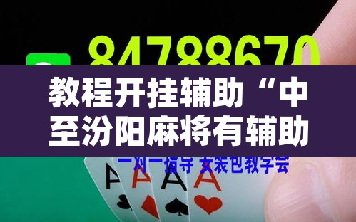 教程开挂辅助“中至汾阳麻将有辅助开挂吗”开挂辅助脚本+详细开挂安装教程