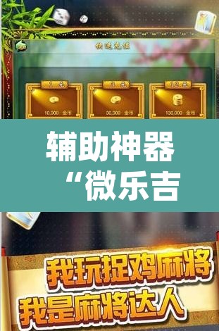 辅助神器“微乐吉林麻将有没有挂”(透视挂)辅助透视教程