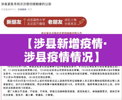 【涉县新增疫情·涉县疫情情况】
