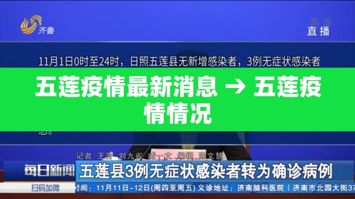五莲疫情最新消息 → 五莲疫情情况
