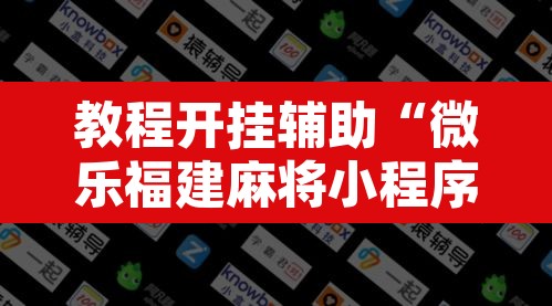 教程开挂辅助“微乐福建麻将小程序挂”开挂辅助脚本+详细开挂安装教程
